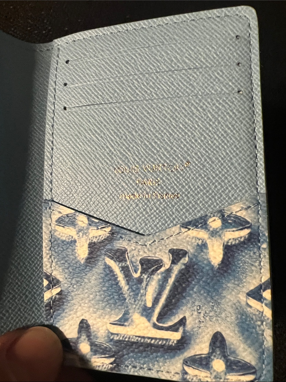 Louis Vuitton Blue Monogram Card & Key Holder. Brand New. - Picture 5 of 8